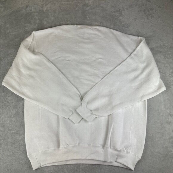 Russell Athletic NWT Crewneck White Sweater Mens Size XL - Picture 2 of 6